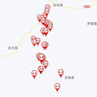 西藏定日县记录到余震515次最大余震4.4级