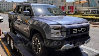 比亚迪首款新能源皮卡实拍图曝光，对标丰田海拉克斯等车型