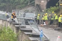 湖南焦柳铁路事故段已开始加装防护网