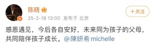陈晓陈妍希官宣离婚
