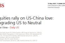 华尔街狂欢中的唯一“清醒者”？瑞银下调美股评级 看好中国科技股