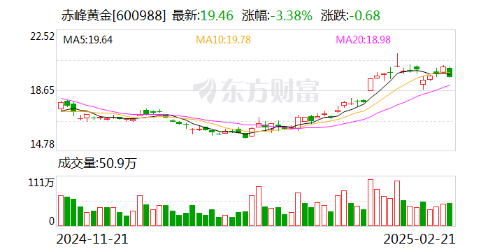 赤峰黄金：无逾期担保  第1张