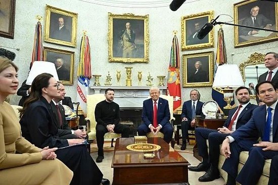 现场视频来了！特朗普、泽连斯基爆发激烈争吵，不欢而散！俄方：特朗普没动手简直是奇迹  第1张