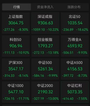 创业板指大跌14%，全市场超3000股跌停，A股关键时刻，神秘资金终于出手了，A股多只宽基ETF持续放量  第1张